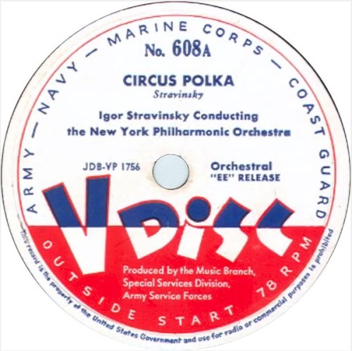 Stravinsky: Circus Polka / Purcell: Trumpet Tune and Air / Bach: Goldberg Variation no. 16封面