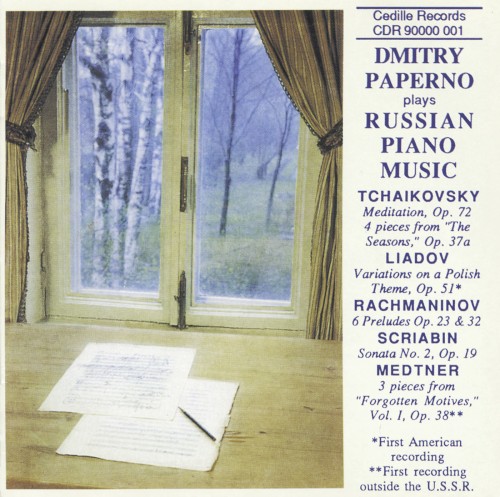 Dmitry Paperno Plays Russian Piano Music封面