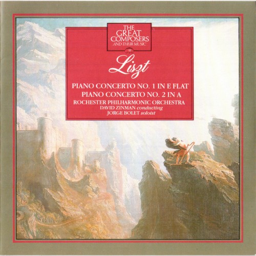 The Great Composers: 12 - Liszt Piano Concerto No. 1 in E flat & Piano Concerto No. 2 in A (Rochester Philharmonic Orchestra)封面