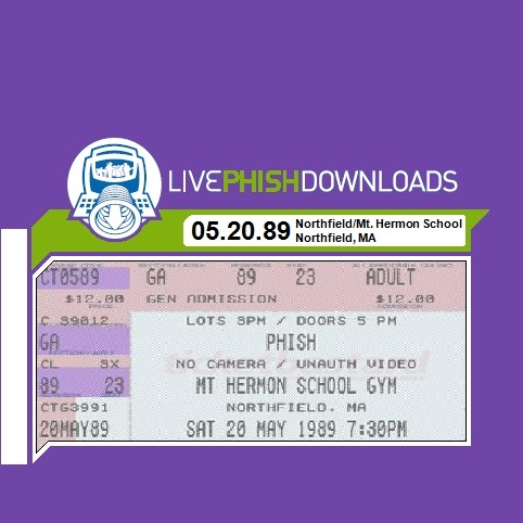 1989-05-20: Mt. Hermon School Gymnasium, Northfield, MA, USA封面