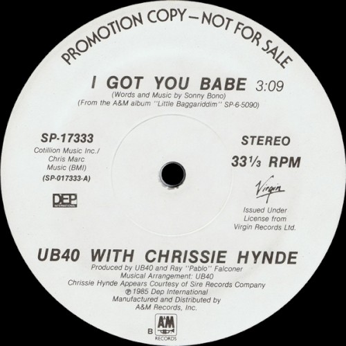 I Got You Babe封面