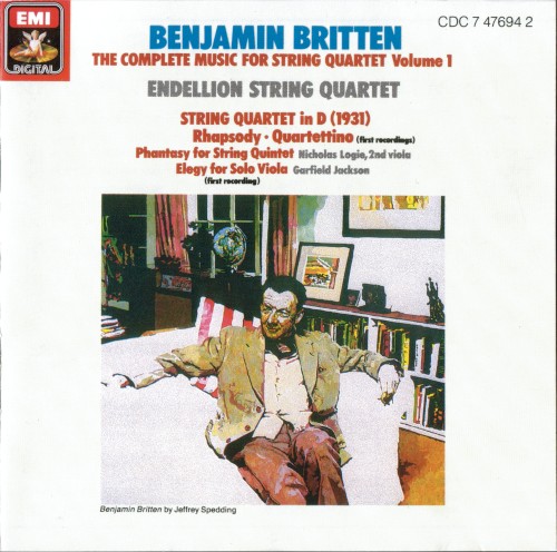 The Complete Music for String Quartet Volume 1封面