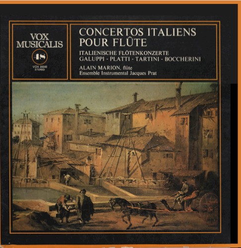 Concertos italiens pour flûte封面