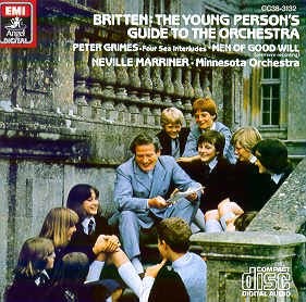 Young Person's Guide to the Orchestra / Four Sea Interludes / Men of Goodwill封面