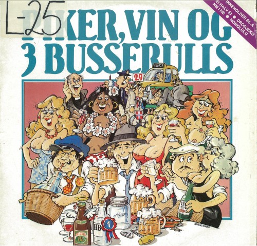 Piker, vin og 3 Busserulls封面