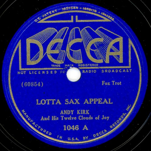 Lotta Sax Appeal / Bearcat Shuffle封面