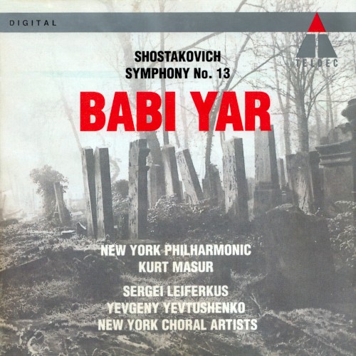 Symphony no. 13 "Babi Yar"封面
