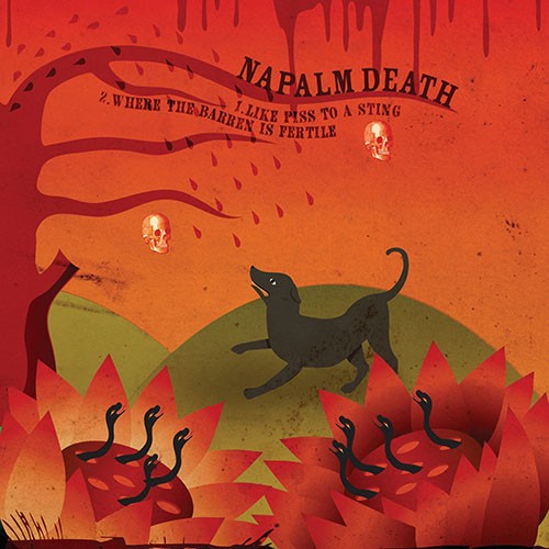 Napalm Death / Melt‐Banana封面