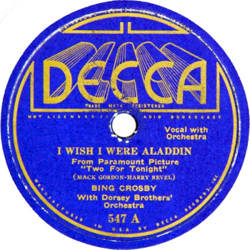 I Wish I Were Aladdin / From the Top of Your Head (to the Tip of Your Toes)封面