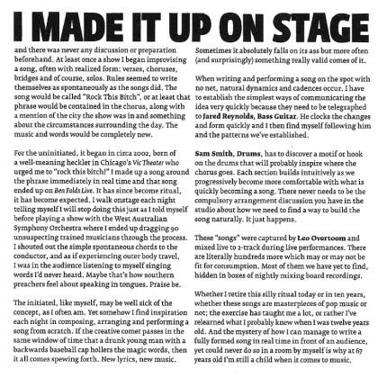 I Made It Up on Stage封面