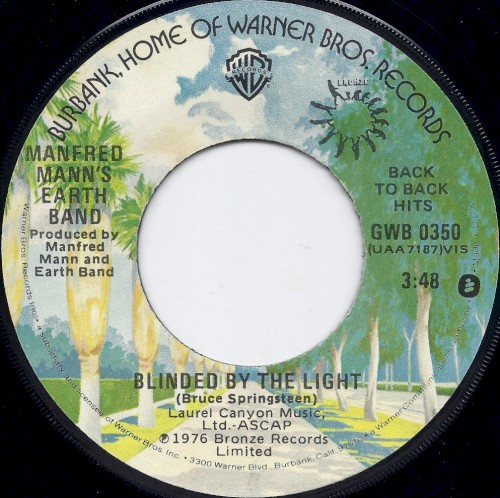 Blinded by the Light / Spirit in the Night封面