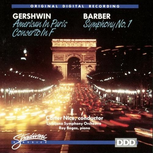 Gershwin: American in Paris / Concerto in F / Barber: Symphony no. 1封面