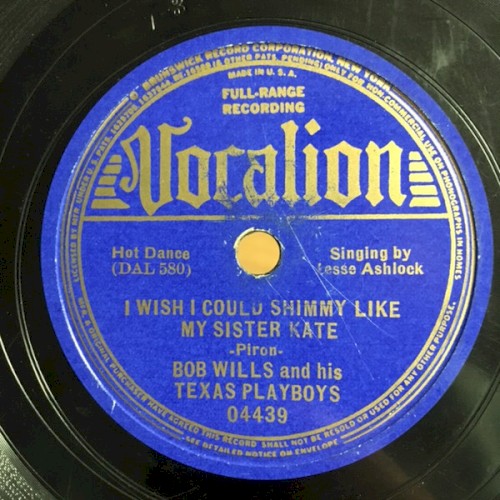 I Wish I Could Shimmy Like My Sister Kate / Moonlight and Roses封面