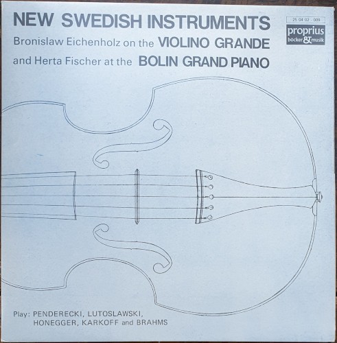 New Swedish Instruments: Violino grande, Bolin Grand Piano封面