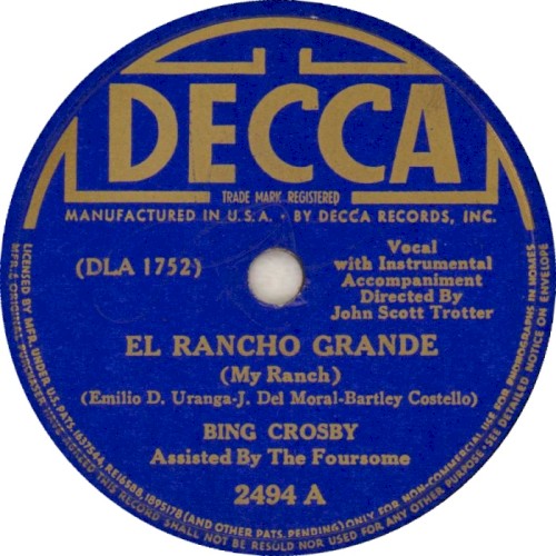El Rancho Grande (My Ranch) / Ida Sweet as Apple Cider封面