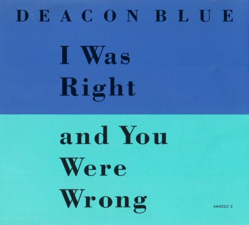 I Was Right and You Were Wrong封面