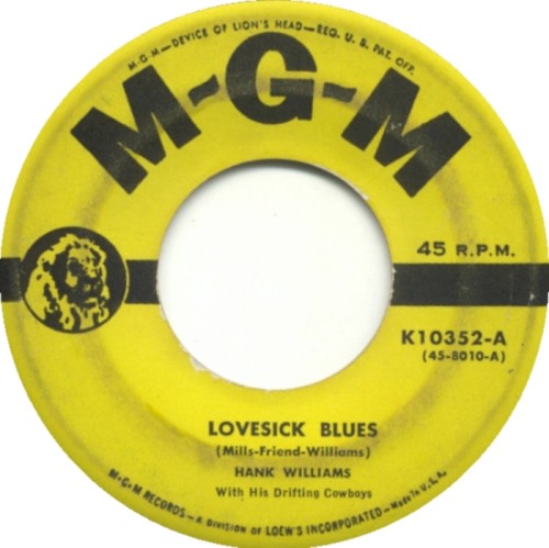 Lovesick Blues / Never Again (Will I Knock On Your Door)封面