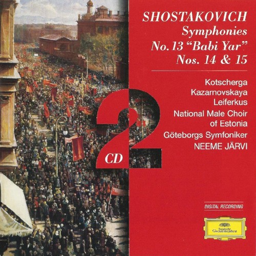 Symphonies no. 13 "Babi Yar", nos. 14 & 15封面