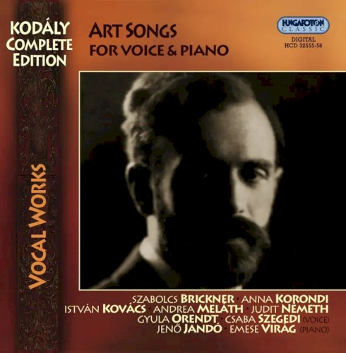 Kodály Complete Edition: Art Songs for Voice & Piano封面