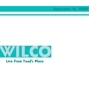 2000-09-16: Toad's Place, New Haven, CT.封面
