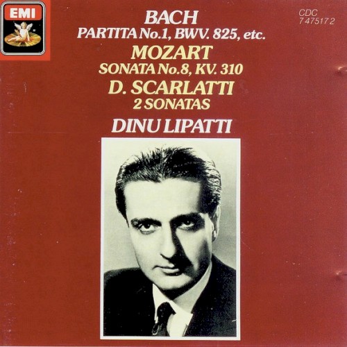 Bach: Partita no. 1, BWV. 825, etc. /Mozart: Sonata no. 8, KV. 310 / D. Scarlatti: 2 Sonatas封面
