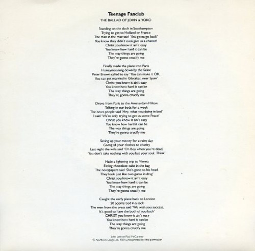 The Ballad of John and Yoko封面