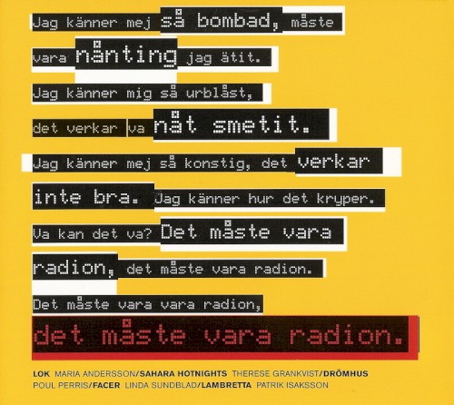 Det måste vara radion封面