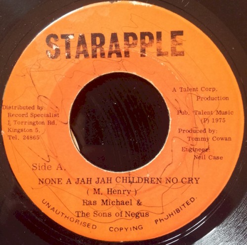 None a Jah Jah Children No Cry / Jahs Glory封面