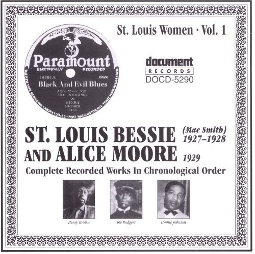 St. Louis Women. Vol. 1: St. Louis Bessie (Mae Smith) 1927-1928 and Alice Moore 1929封面