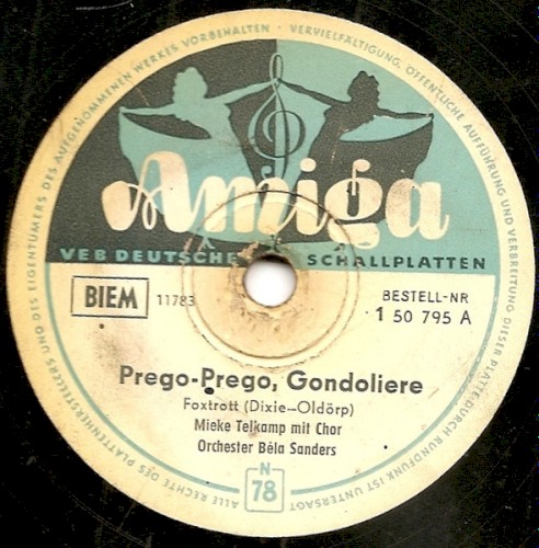 Prego-Prego, Gondoliere / Wer weiß, wer weiß封面