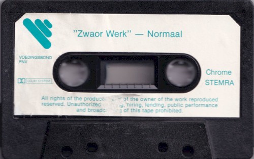 Zwaor werk / Eén moment belangrijk封面