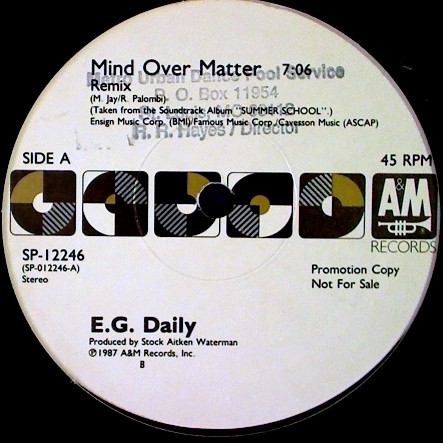 Mind Over Matter封面