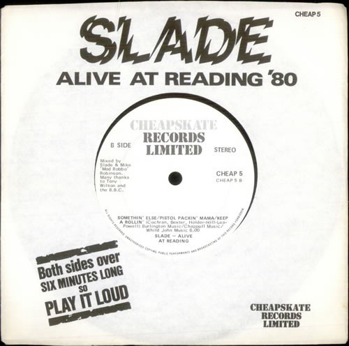 Alive At Reading '80封面