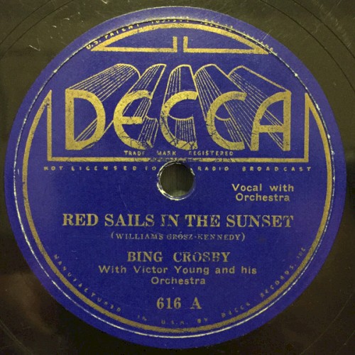 Red Sails in the Sunset / (Take Me Back to My) Boots and Saddle封面