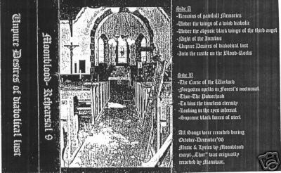 Rehearsal 9 - Unpure Desires of Diabolical Lust封面