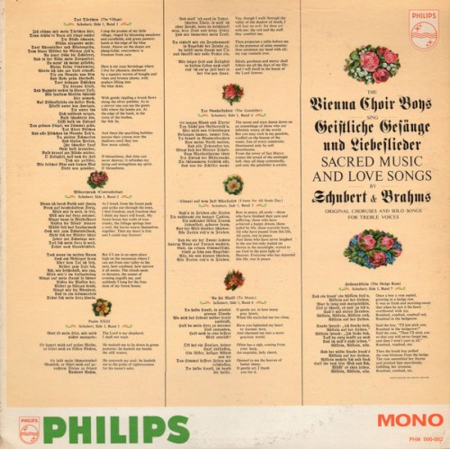 The Vienna Choir Boys Sing Sacred Music & Love Songs By Schubert & Brahms封面