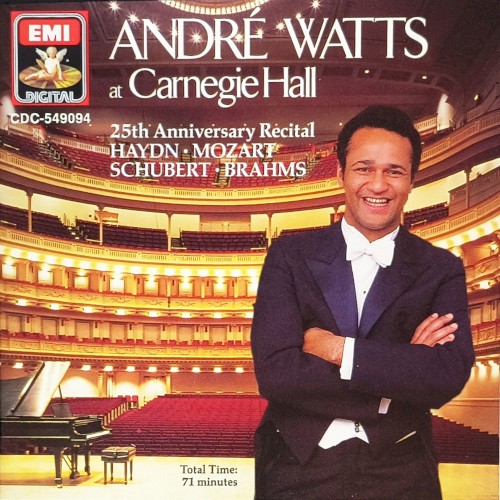 Andre Watts At Carnegie Hall 25th Anniversary Recital - Haydn, Mozart, Schubert, Brahms封面