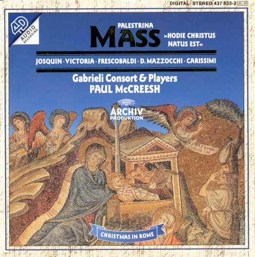 Palestrina Mass: "Hodie Christus natus est"封面