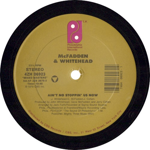 Ain't No Stoppin' Us Now / You Gonna Make Me Love Somebody Else封面