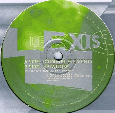 Criminal Elements / Hypnotise封面