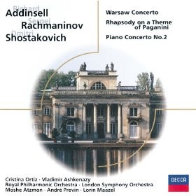 Addinsell: Warsaw Concerto / Rachmaninov: Rhapsody on a Theme by Paganini / Shostakovich: Piano Concerto No. 2封面