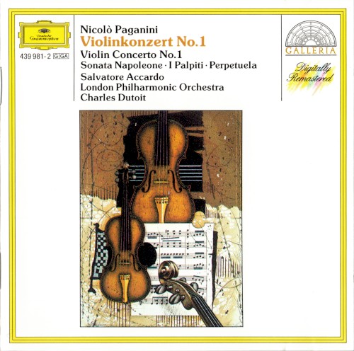 Violinkonzert no. 1 / Sonata Napoleone / I Palpiti / Perpetuela封面