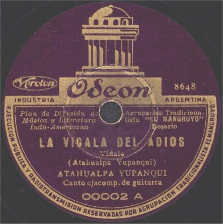 La vidala del adiós / Paso de los Andes封面