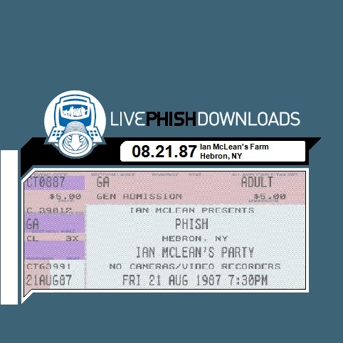 1987-08-21: Ian McLean's Farm, Hebron, NY, USA封面