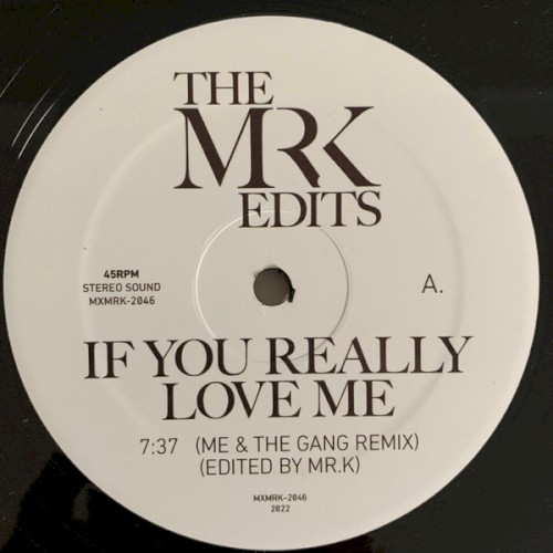 If You Really Love Me / I Know You I Live You封面