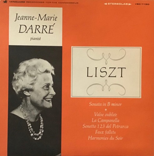 Sonata in B minor / La Campanella / Valse oubliée / Sonetto 123 del Petrarca / Feux follets / Harmonies du soir封面