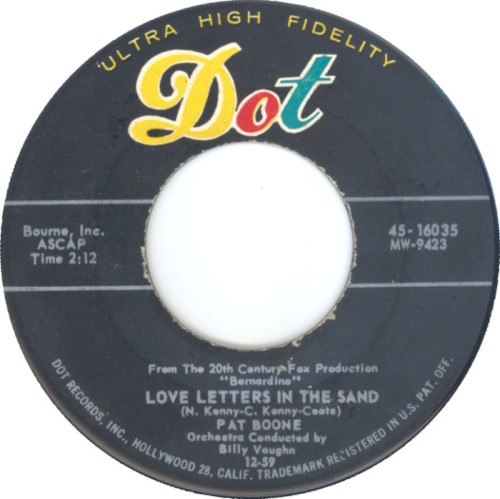 Love Letters in the Sand / A Wonderful Time Up There封面