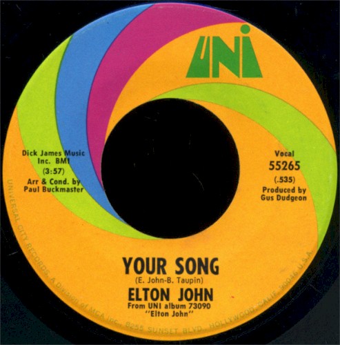 Your Song封面