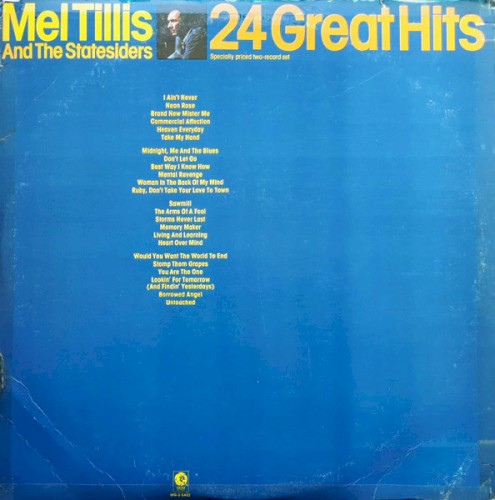 24 Great Hits by Mel Tillis and the Statesiders封面
