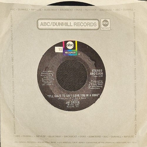 I’ll Have to Say I Love You in a Song / Salon and Saloon封面